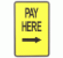 Pay Here sign