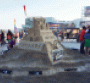 Sand sculpture welcoming MPI WEC16 attendees to Atlantic City