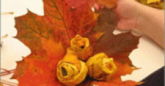 Autumnal centerpiece idea
