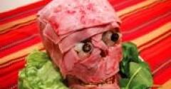 Gruesome food for a Halloween meating