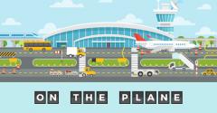 Sleep hacks for business travellers cartoon airport