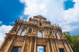 Ruins St Paul Church in Macau, China