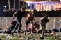 People run from gun fire at a Las Vegas country music festival
