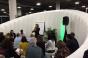 Sue Hershkowitz-Coore, a sales trainer and professional speaker with High Impact Presentations during a recent SRO campfire session at IMEX America 2017
