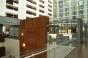 The atrium at the Hilton Columbus Downtown is flooded with natural light