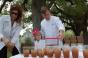 New Orleans chef Dominique Macquet serving mintinfused iced tea with his wife Wendy and daughter Nadya at a local event will be one of the experts participating in the Morial39s Farm to Table symposium