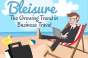 An infographic of bleisure trends from The Europe Hotel and Resort