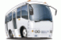Cartoon shuttle bus