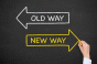 Arrows Old Way New way