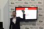 Tim Groot of Grip holding IMEXpitch prize