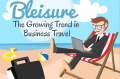An infographic of bleisure trends from The Europe Hotel and Resort
