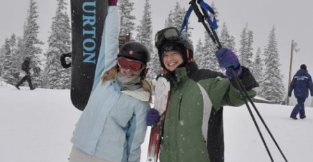 Keystone skiers