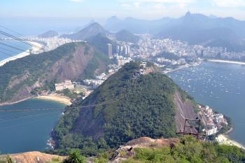 Jaw-dropping views from the Sugarloaf cablecar