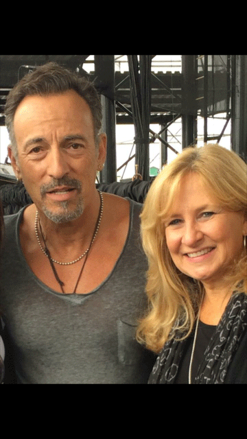 Caryn Taylor Lucia and The Boss! (She knows someone who knows someone...)
