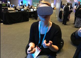MeetingsNet's intrepid reporter Hannah Kinnersley tries out the new Freeman VR experience.